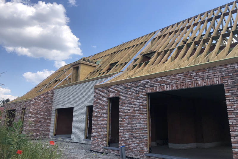 Dakconstructies voor nieuwbouw in Ouwegem