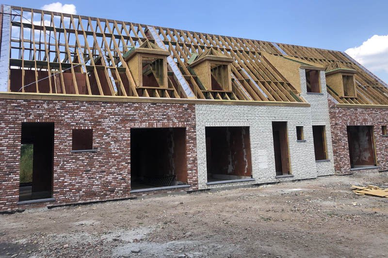 Dakconstructies voor nieuwbouw in Ouwegem