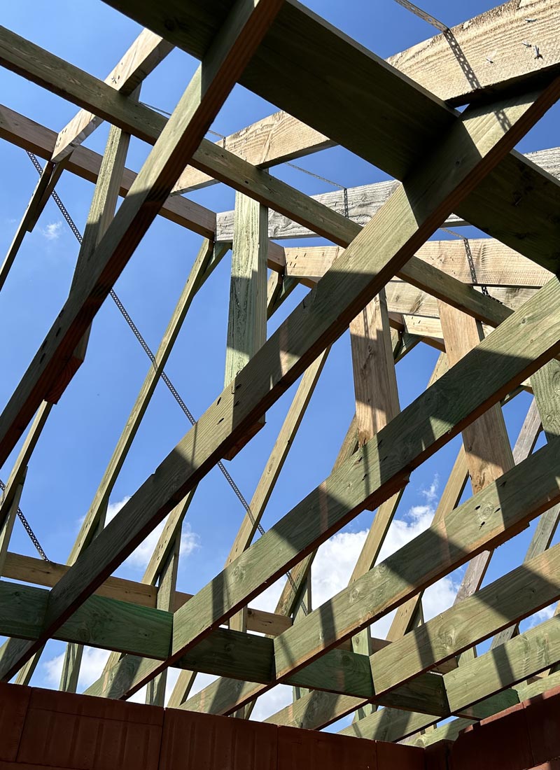 Dakconstructies voor nieuwbouw in Wortegem