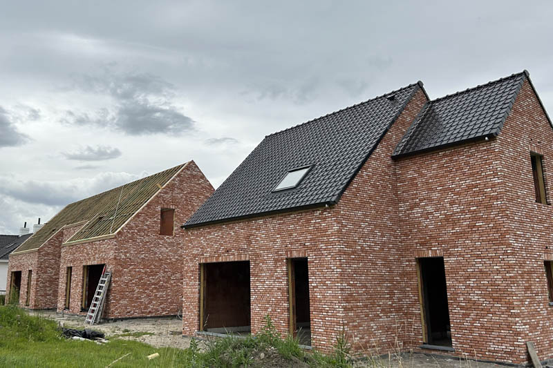 Dakconstructies voor nieuwbouw in Wortegem