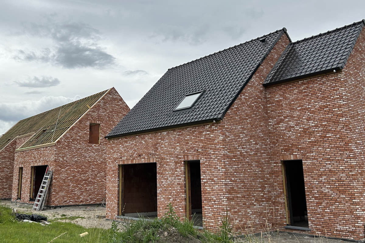 Dakconstructies voor nieuwbouw in Wortegem