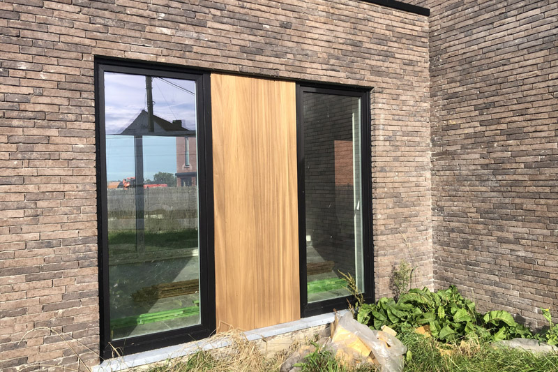 gevelbekleding met Thermo Ayous te Ruien