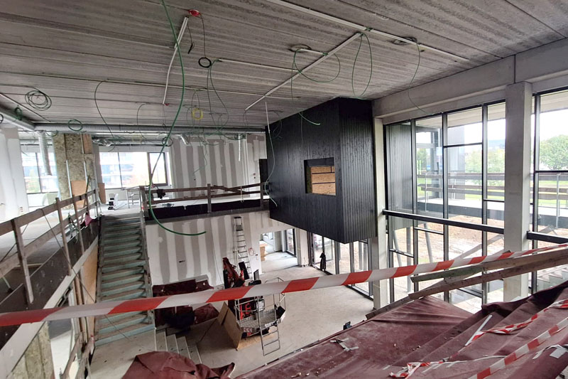 GO-school in Kuurne met houtskeletconstructie