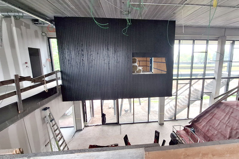 GO-school in Kuurne met houtskeletconstructie