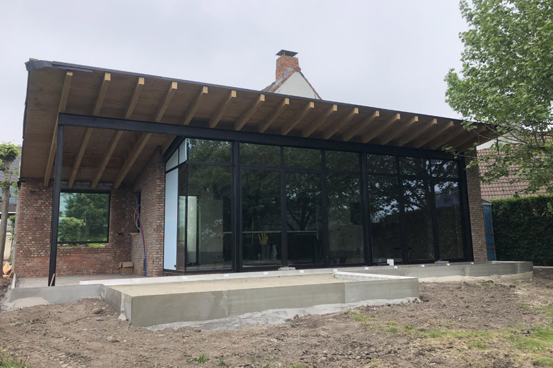 Totaalverbouwing in Huise