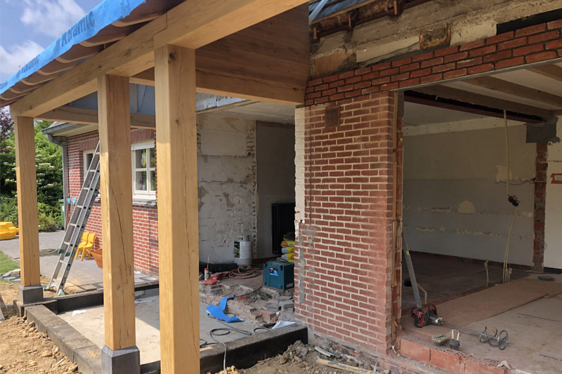 Uitbreiding woning in Zulzeke