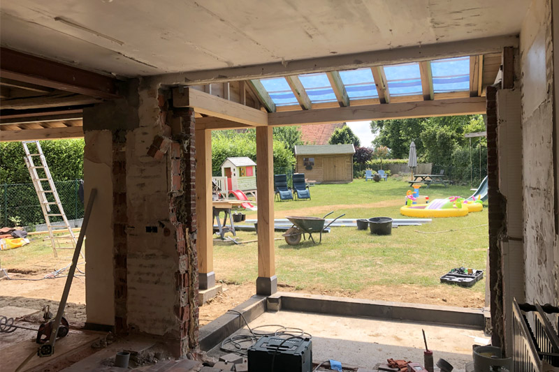 Uitbreiding woning in Zulzeke